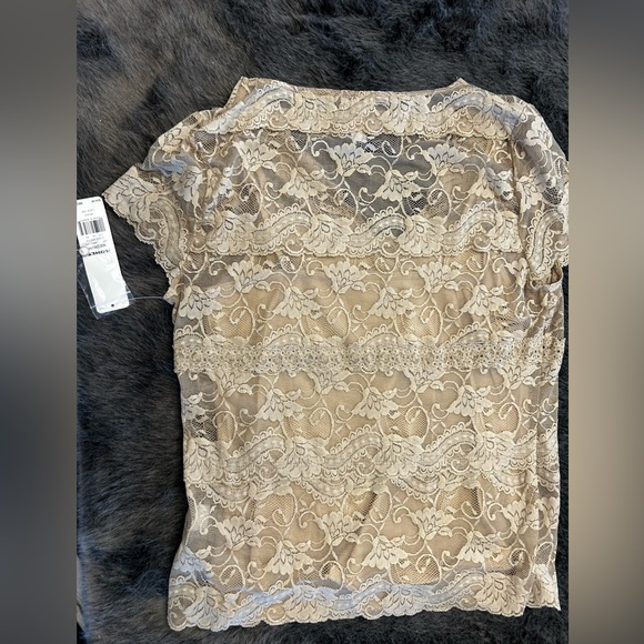 Apt. 9 Lace Tee - Picture 2 of 4